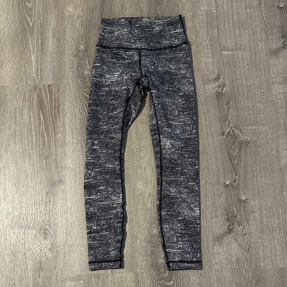Lululemon Sz 4 Wunder Under Hi Rise 7/8 Tight Workout Athletic Women’s Leggins - Picture 2 of 9